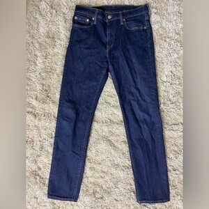Levi’s 502 Taper Fit Men’s Denim Jeans EUC Cotton Blend Size W30/ L32 Dark Wash